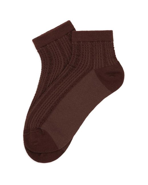 SUI AVA Brown Sofie Ankle Socks
