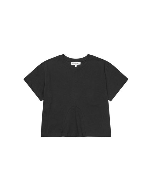Munthe Black Vupiter Boxy T-Shirt