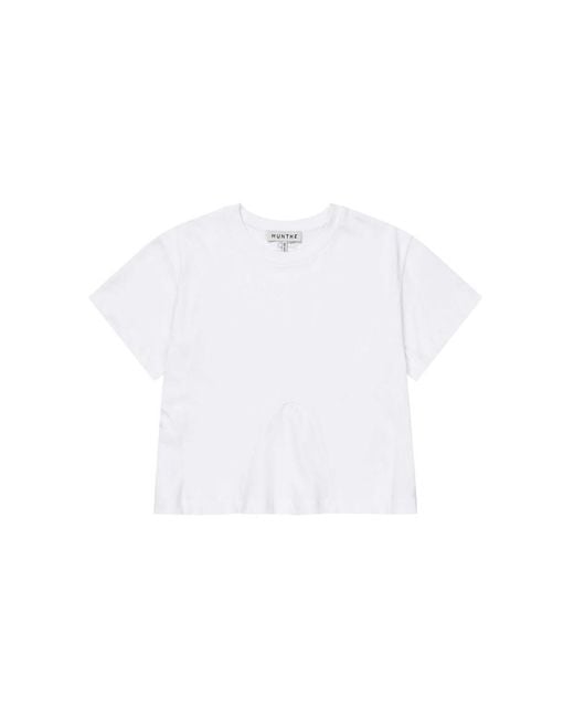 Munthe White Vupiter Boxy T-Shirt