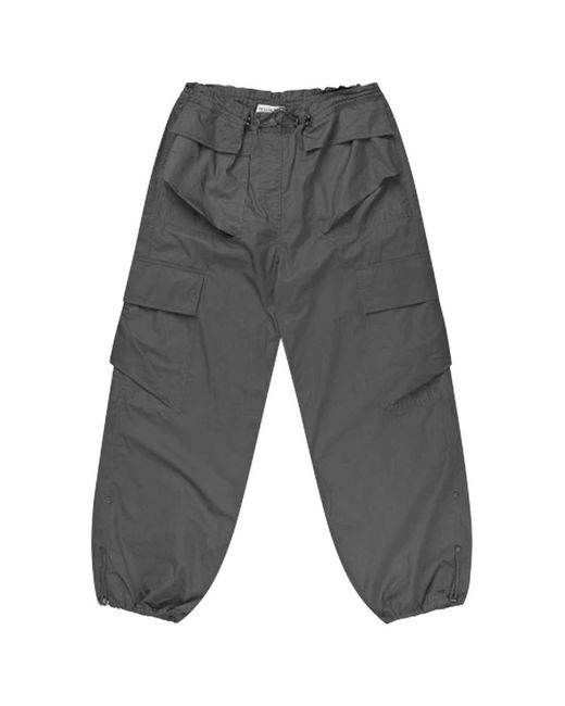 Munthe Gray Unform Cargo Cotton Trousers