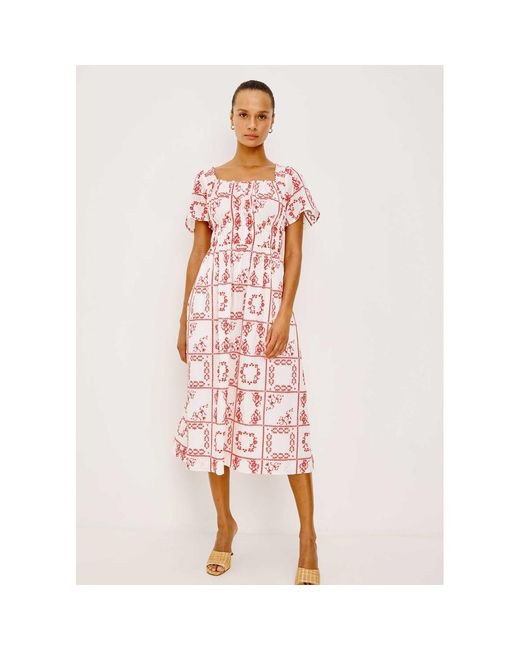 Rails Pink Nanette Cotton Dress