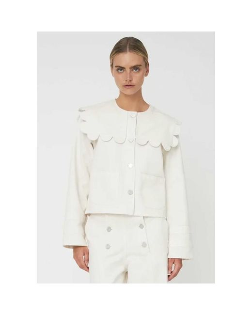 Stella Nova White Sailors Organic Cotton Jacket