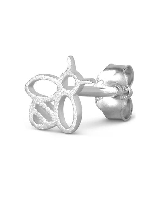 Lulu Metallic Single Bzzzz Stud Earring