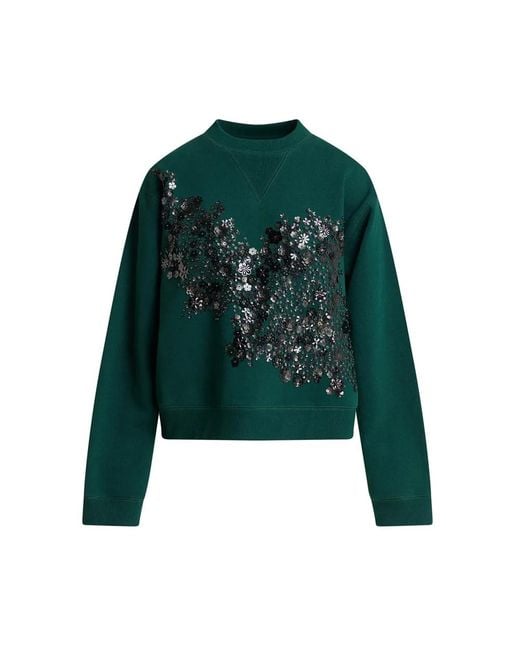 Essentiel Antwerp Green Kalani Ebellished Sweatshirt