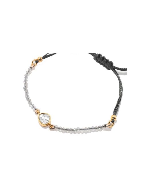 Shana Gulati Metallic Janiza Organic Beaded Bracelet