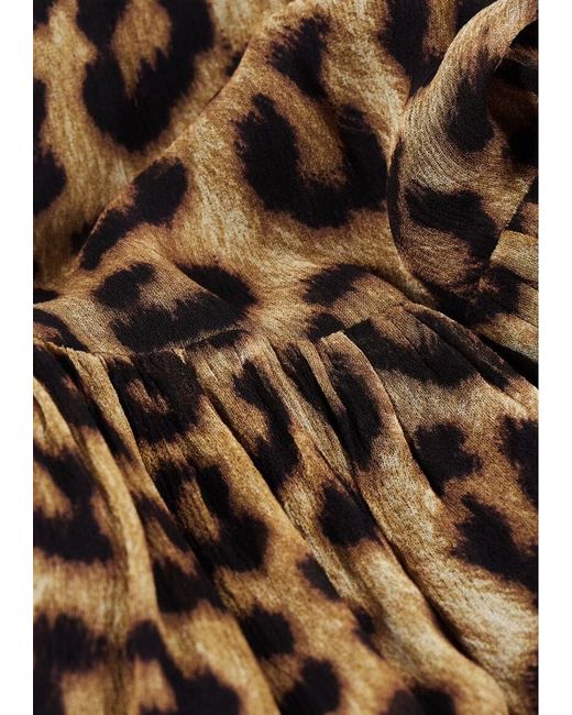 Ba&sh Multicolor Fley Leopard Skirt