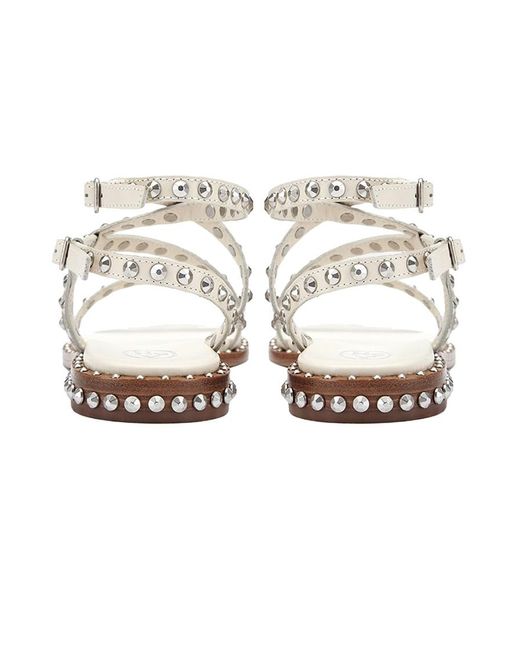Ash Petra& Leather& Sandals In White | ModeSens
