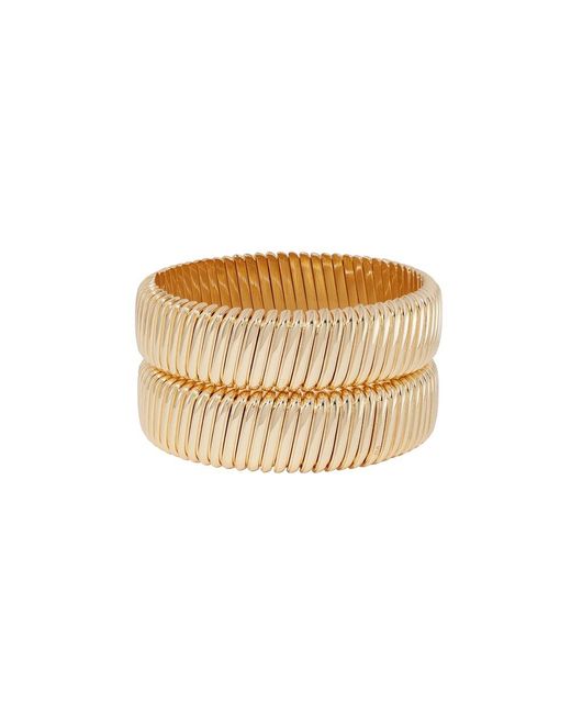 Roxanne Assoulin Metallic Rolling Set Of 2 Bracelets