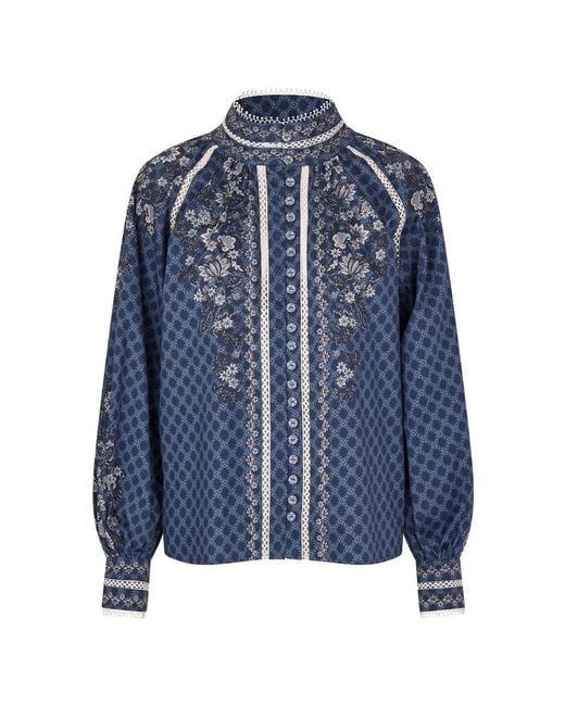 Dea Kudibal Blue Moniadea Cotton Blouse