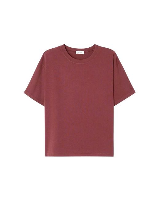 American Vintage Red Fizvalley T-Shirt