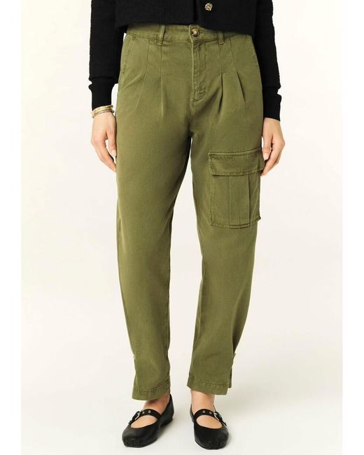 Ba&sh Green Maroon Cargo Pants