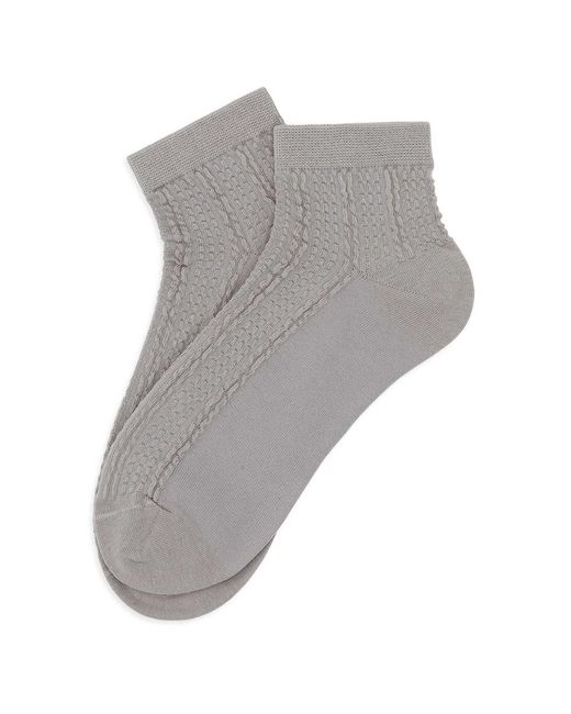 SUI AVA Gray Sofie Ankle Socks