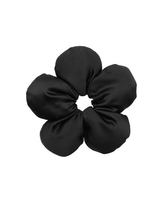 SUI AVA Black Flower Pillow Scrunchie