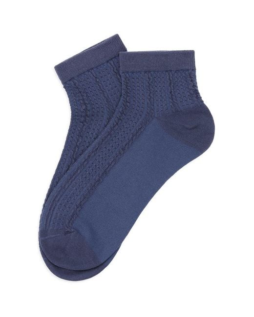 SUI AVA Blue Sofie Ankle Socks