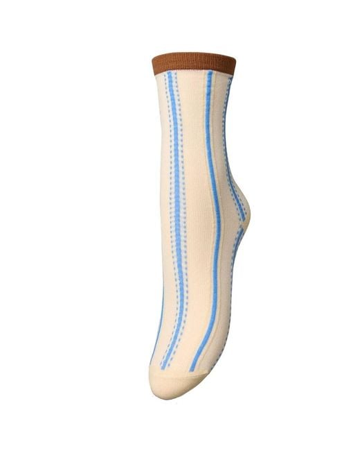 Becksöndergaard Blue Linoa Socks