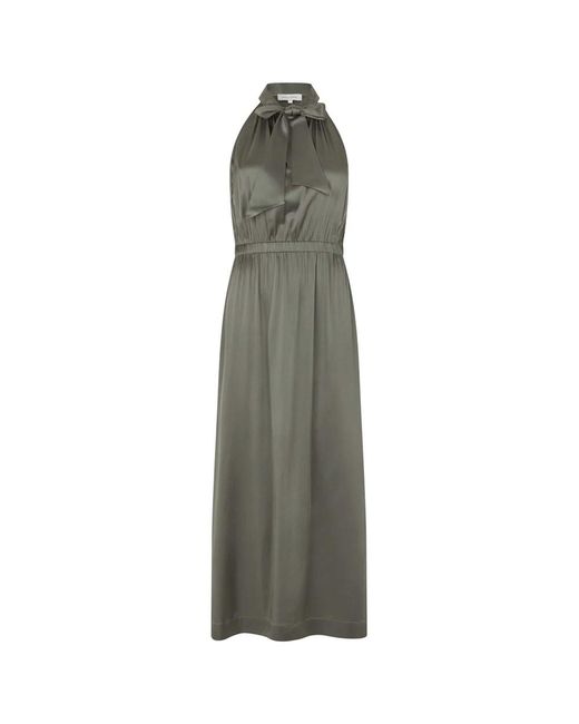 Dea Kudibal Green Nattiedea Silk Halterneck Dress