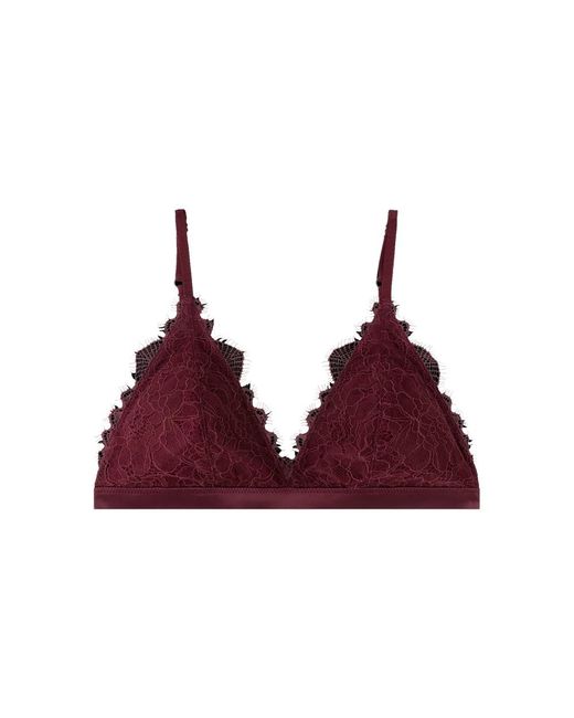 LoveStories Red Gwen Padded Lace Bra