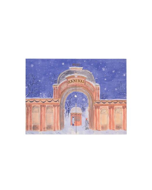 KKNEKKI Pink Christmas Hair Elastic Advent Calendar 2025