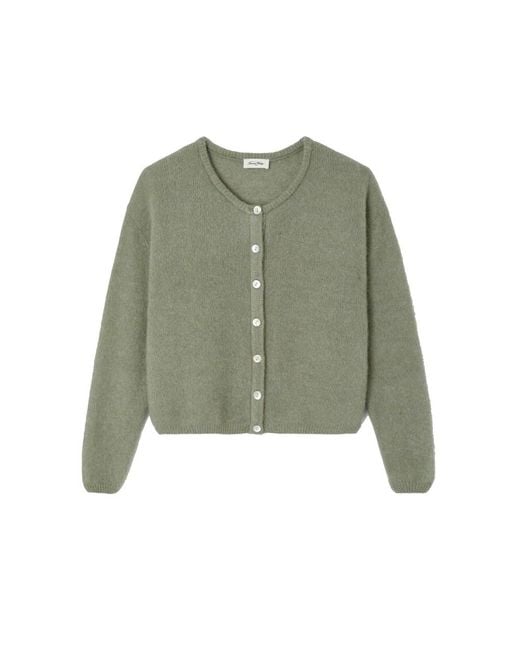 American Vintage Green Vitow Cardigan