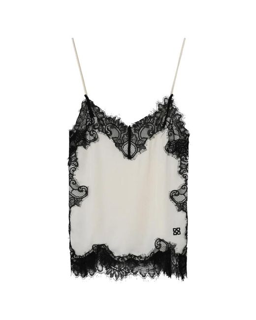 Day Birger et Mikkelsen Black Lacey Lace Camisole