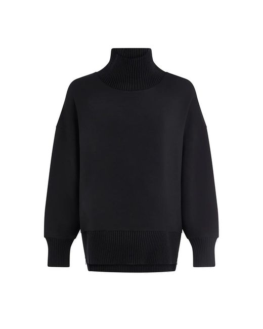 Varley Blue Barker High Neck Sweatshirt