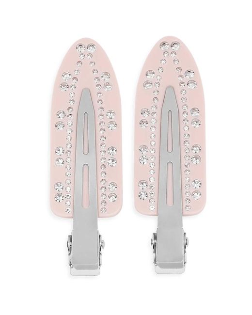 SUI AVA Pink Crystal Clips