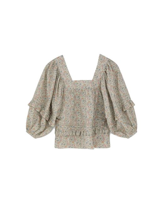 SKALL Brown Hope Blouse