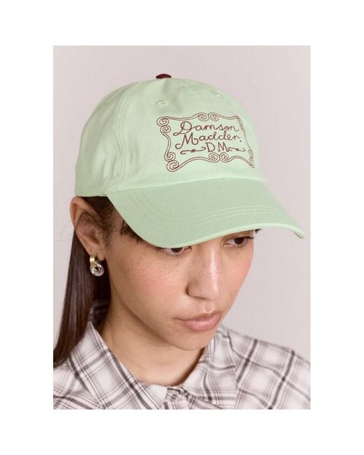Damson Madder Green Dm Organic Cotton Cap