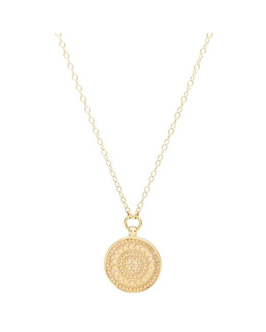 Anna Beck Metallic Medium Disc Alignment Necklace