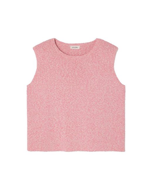 American Vintage Pink Frymow Sleeveless Jumper