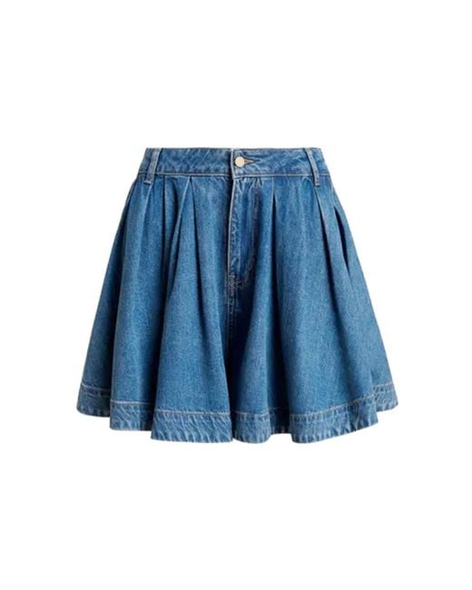 Essentiel Antwerp Blue Joss Denim Shorts