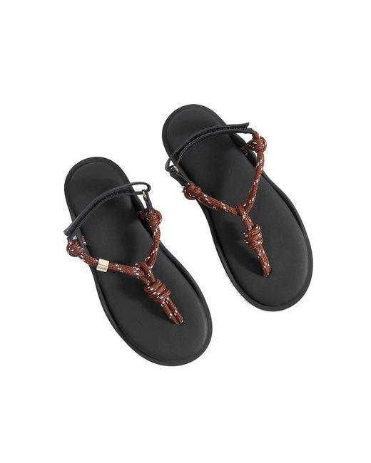 FLOWZE Black Flo Cord Sandals