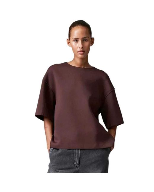 Day Birger et Mikkelsen Brown Amalie Scuba Top