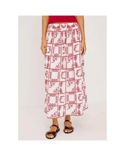 Rails Pink Dax Cotton Skirt
