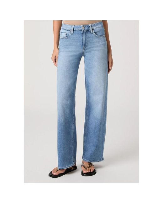 PAIGE Blue Tatum 32" Straight Leg Jean