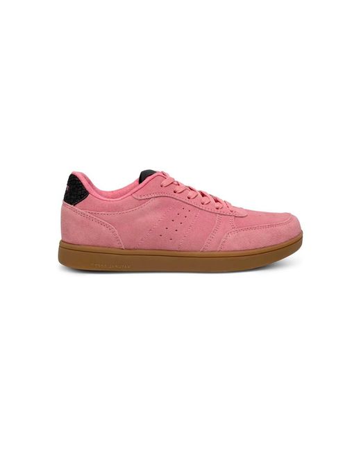 Woden Pink Bjork Suede Trainer