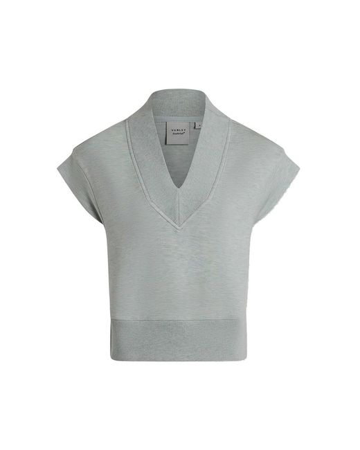 Varley Gray Gracee V Neck Tank