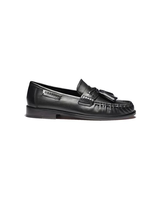 GRENSON Black Mari Nappa Leather Tassel Loafer
