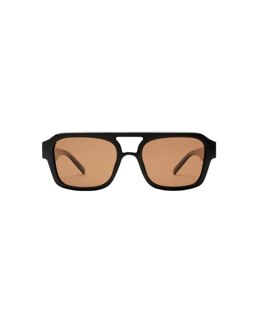 Le Specs Brown Subzero Sunglasses