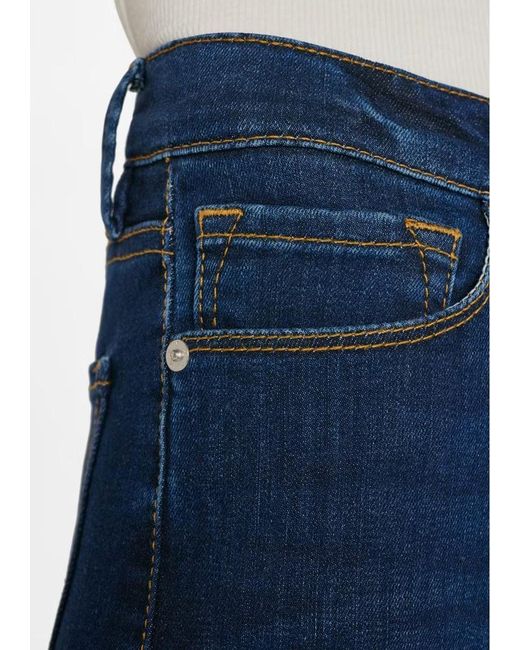 FRAME Blue Le Mini Boot Cord Split Hem Jeans