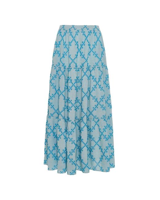 Devotion Blue Elara Skirt