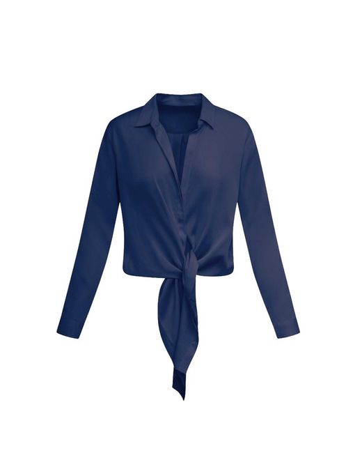 Nouvelle Silk95five Blue Thai Silk Blouse