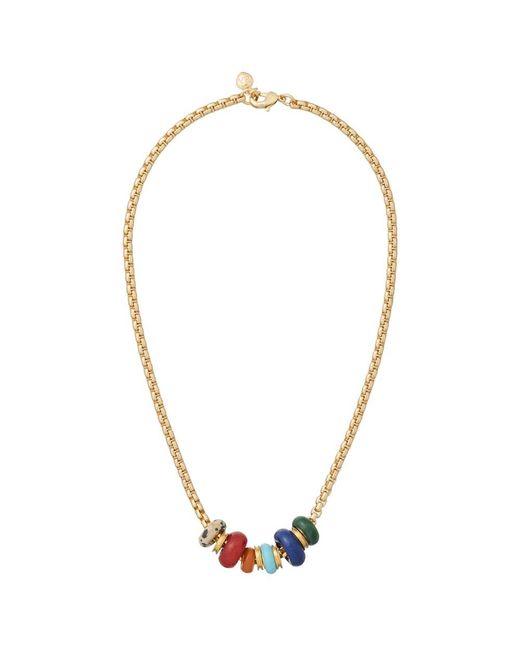Roxanne Assoulin Metallic The Stone Slider Necklace