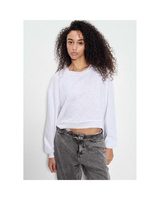 American Vintage White Sonoma Long Sleeve T-Shirt