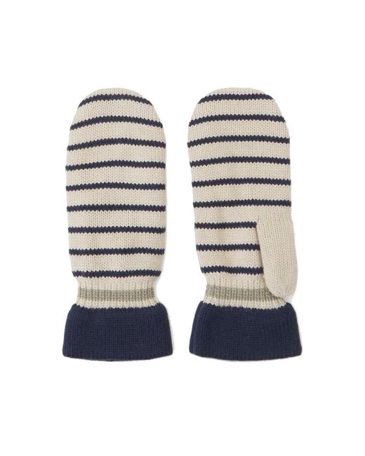 Becksöndergaard Blue Striped Mittens