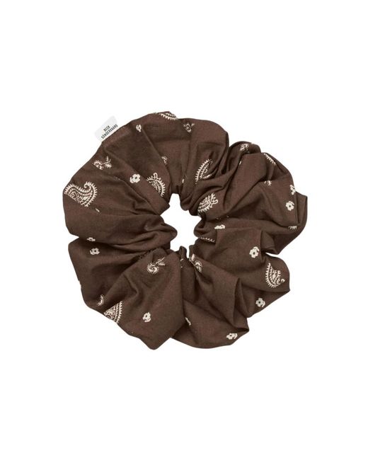 Becksöndergaard Brown Bloom Paisley Scrunchie
