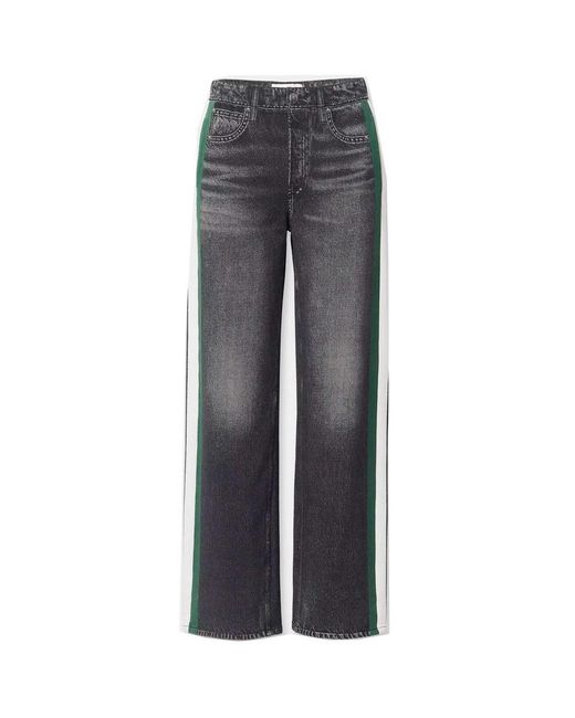 Rag & Bone Gray Rb Miramar Terry Wide Track Pants