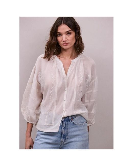 Faune Gray Mia Blouse