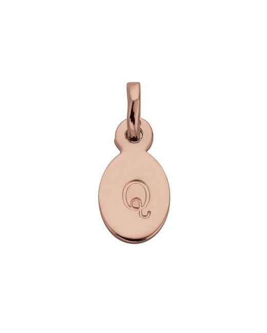 KIRSTIN ASH Pink Bespoke Alphabet 'Q' Charm