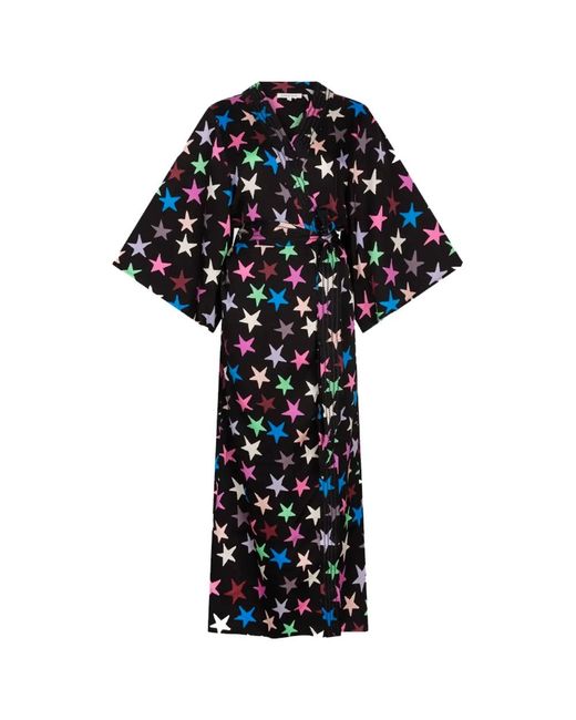 LoveStories Black Laura Elegant Long Robe